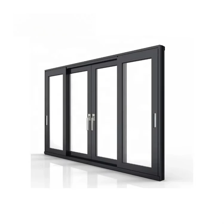 Huada Multi Lock Point Lift and Sliding Door Double or Triple Glazed High Performance Thermal Insulation Aluminum Sliding Door