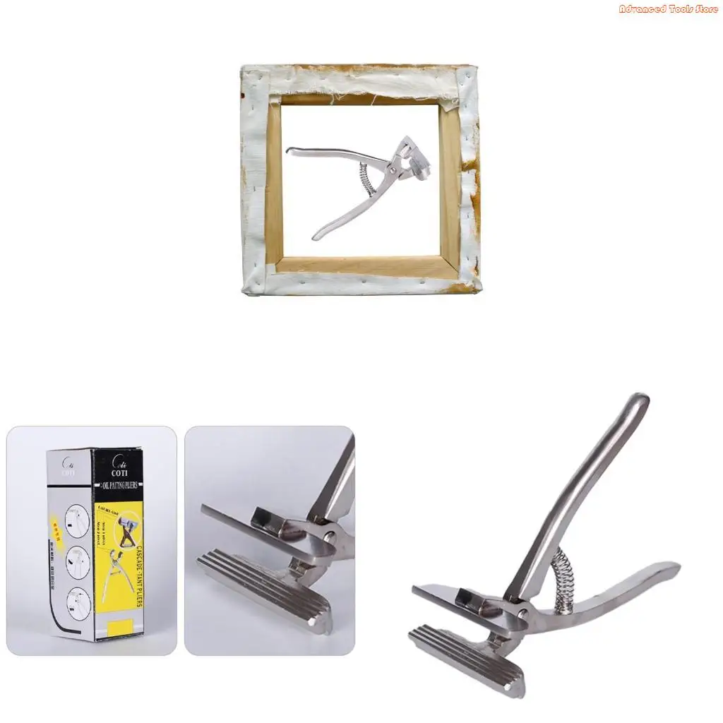 Canvas Pliers Stretcher Tools Framing Tool Oil Painting Clamp Artist Metal Stretching Gripper Tension Webbing Bars W91B