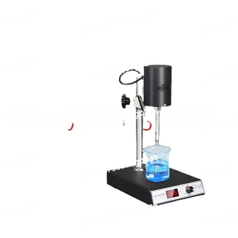 Homogenizer Stainless Steel High Speed Dispersion Homogenizer Laboratory Digital Display Adjustable Cosmetic Agitator