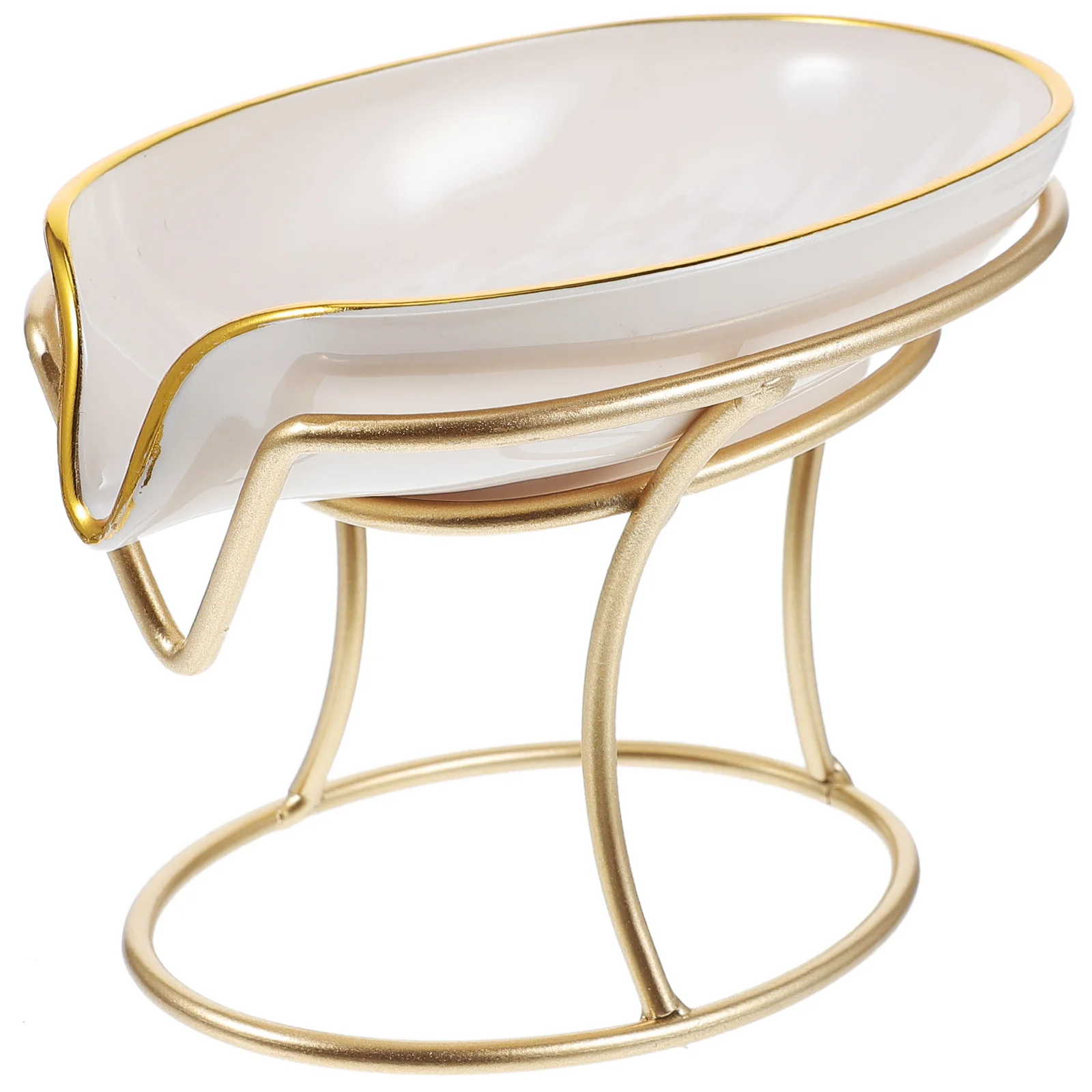 

Drainable Soap Dish Holder Bathroom Kitchen Sink Self-Draining Bar Soap Tray Organizer Tilted Detachable Storage Rack