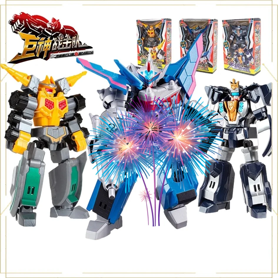 Official Genuine AULDEY, Giant Saver Combined Mecha, Classic Deformable Collectible ActionHigh Restoration Figure Model For Fans