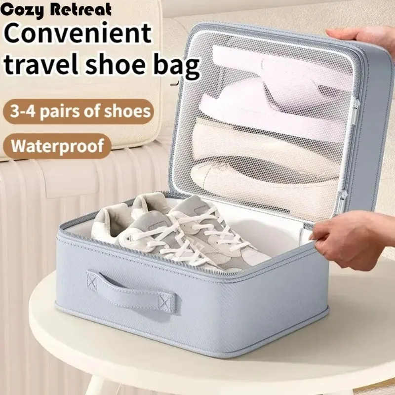 

Водонепроницаемые сумки для хранения обуви, дышащая компактная упаковочная сумка для обуви, прочный органайзер для обуви большой вместимости