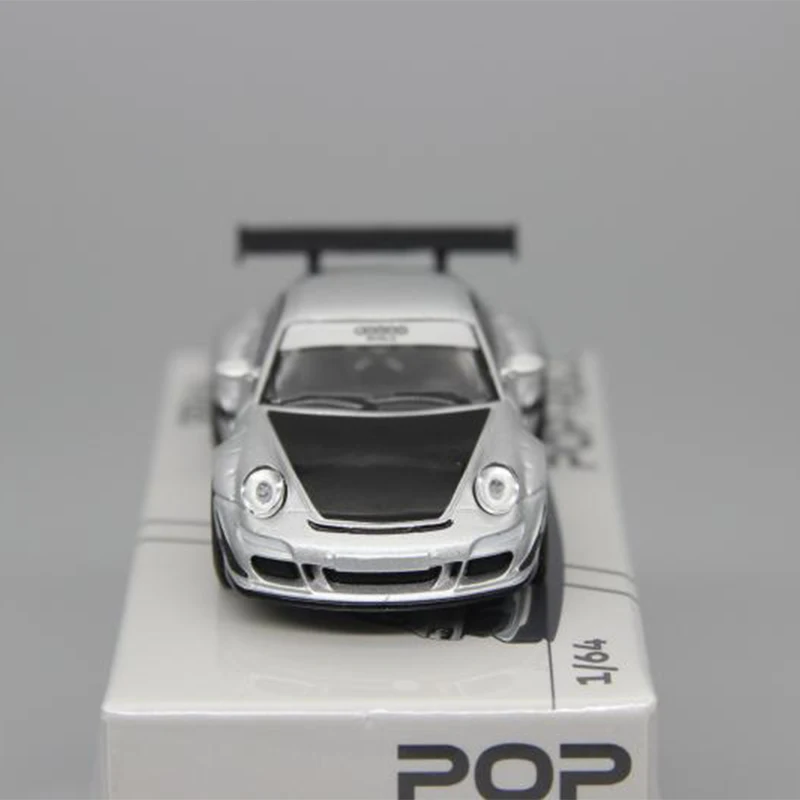 Diecast 1:64 Scale Porsche 911 997 RWBจําลองรถรุ่นStaticจอแสดงผลสะสมของเล่นของขวัญของที่ระลึกตกแต่ง