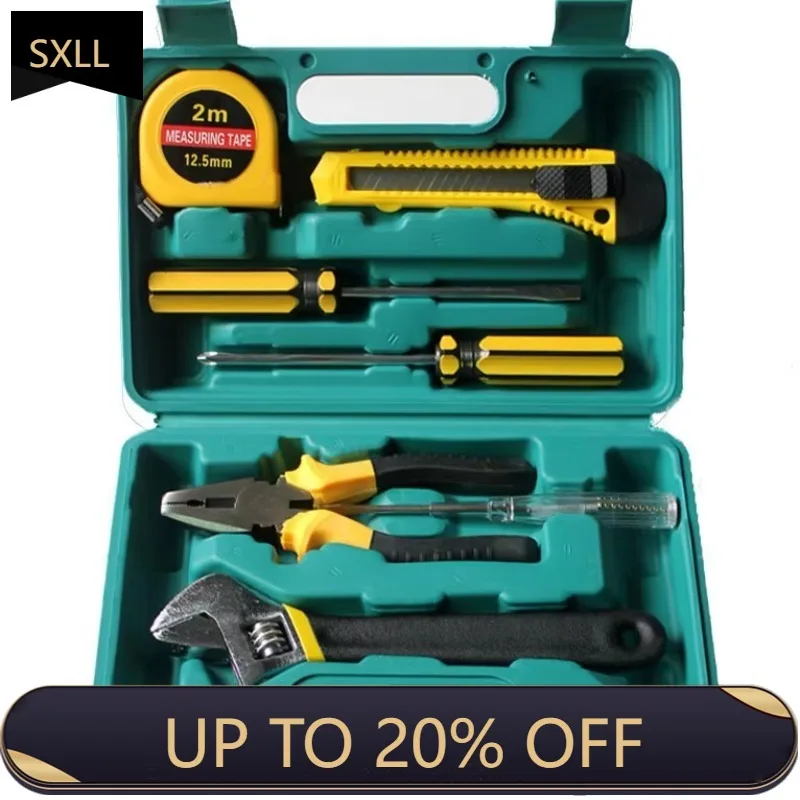 

SXLL S factory direct sales hardware toolbox set steel car wrench and screwdriver combination for household machine tools