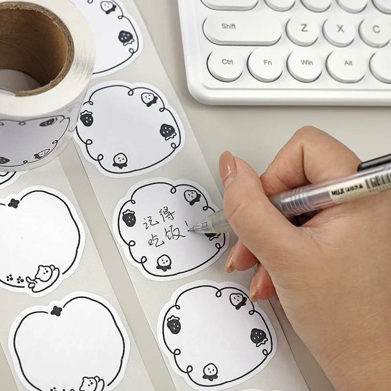 200 ورقة/لفة ورق ملاحظات بنمط حيوانات كرتونية لطيفة ومضحكة، مذكرة تذكير للرسائل العمودية الإبداعية، كتاب مذكرة