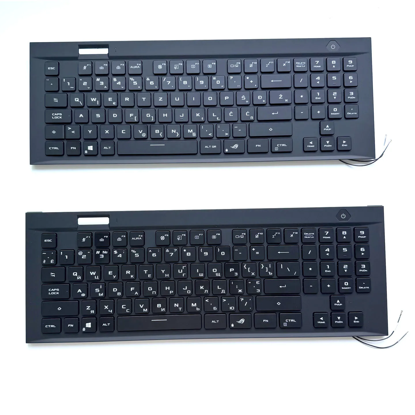 Immagine 3: Adatto per Ice Blade 5 Rog Zephyrus S17 Gx703 Gx703Vi, Parti di Ricambio per Tastiera, Accessori, Telaio per Notebook, Telaio per Computer