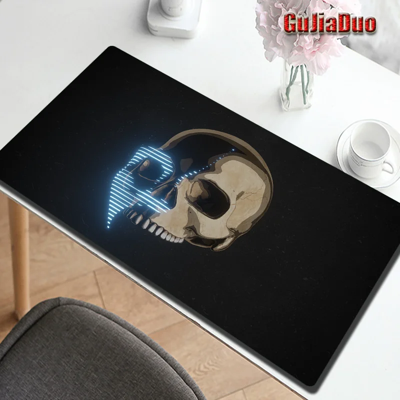 GuJiaDuo Skull Pattern Mouse Pad 800x300 Large Size XXL Latop Play Mat for Office Hoom Waterproof and Slip Art Mousepad Carpet