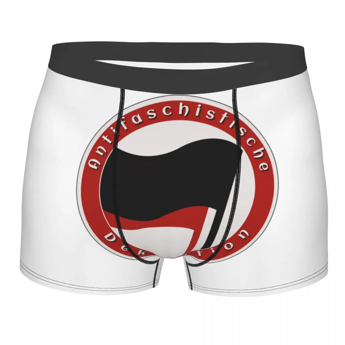 

Male Sexy Antifa Underwear Boxer Briefs Men Stretch Shorts Underpants