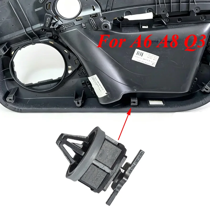 Clip de Hebilla para Panel Interior de Puerta de Coche para Audi A6 A8 Q3 VW Touareg Taos 4H0 867 260 4H0867260, Sustitución de Sujetador de Embellecedor de Puerta Automotriz