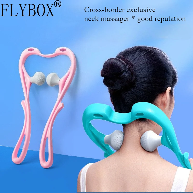 

Массажер для шеи, ручной массажер для шеи, многофункциональный массажер для шеи, двойной шариковый пресс, оборудование для фитнеса и массажа