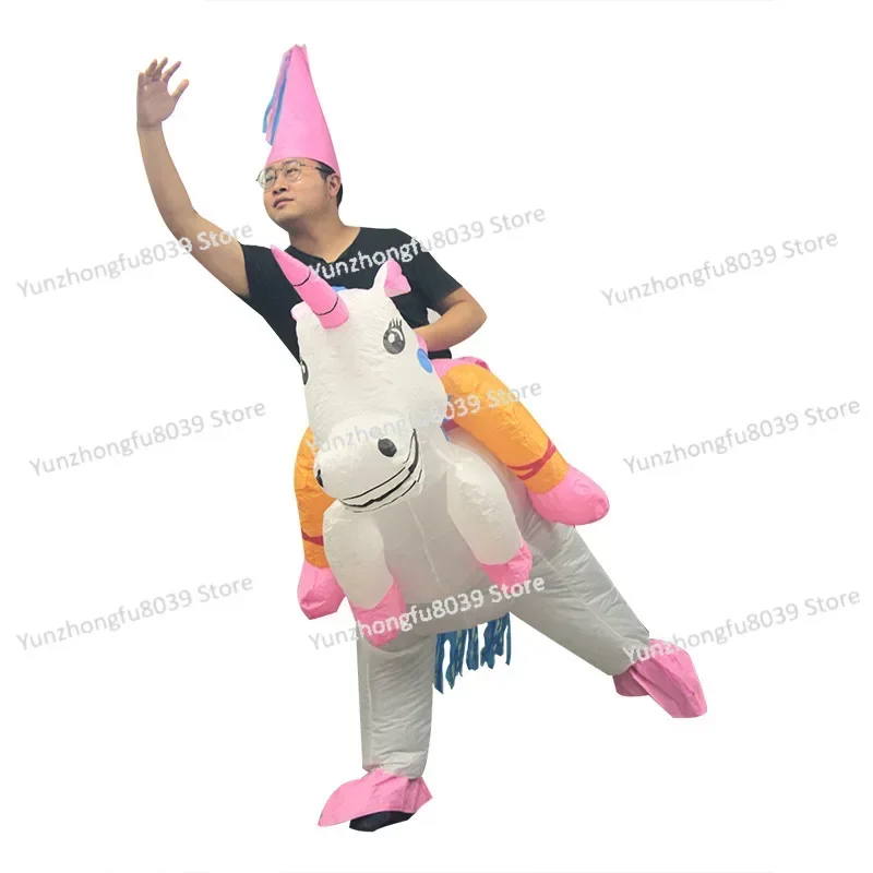 Inflatable dinosaur unicorn funny costume, doll costume props party costumes