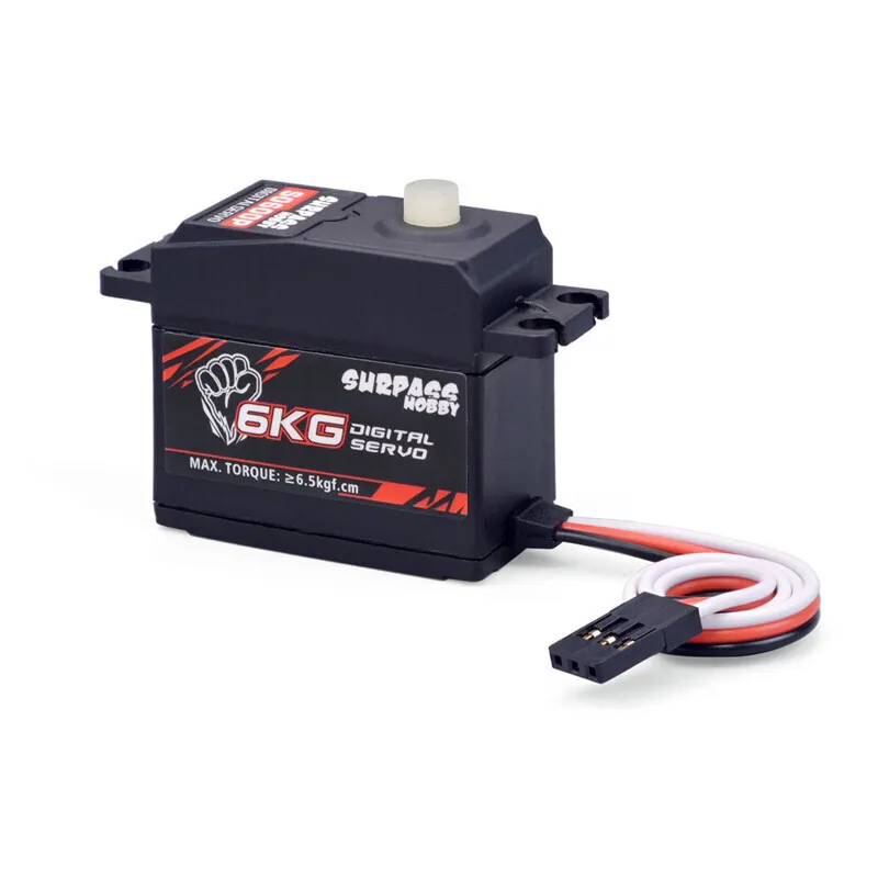 HOT Override mekanisme Servo Digital hobi 17G 25G 3KG 6KG plastik gigi mikro Servo untuk 1/8 1/10 RC pesawat Glider Robot