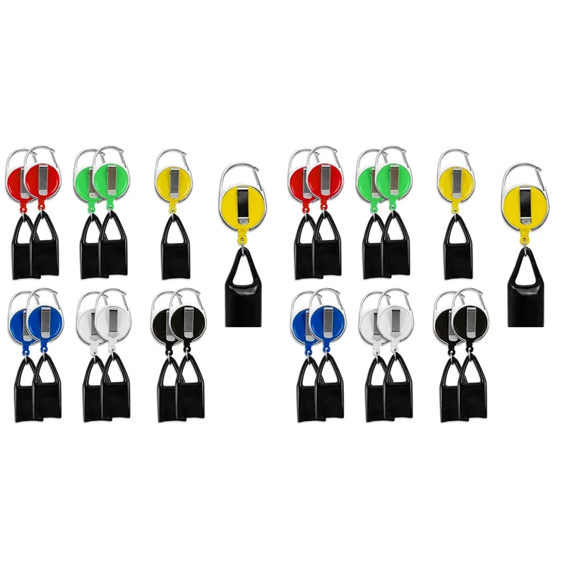 

HHO-24Pcs Retractable Lighter Holder Lighter Keychain Multicolor Lighter Holder Keychain With Clip Classic Lighter Cover