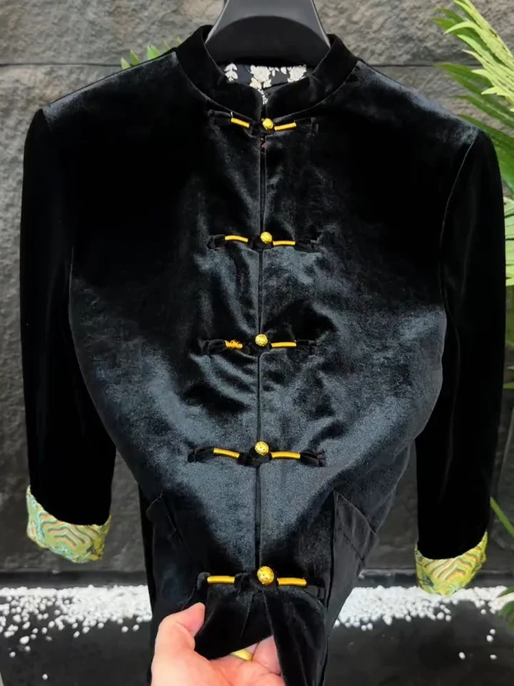 

Модный мужской костюм-танк с хлопковой подкладкой и пуговицами, осенне-зимняя новинка, повседневный деловой стиль, молодежный крой