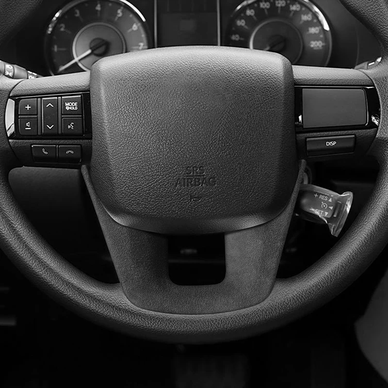 

For Toyota Hilux / Fortuner Standard Sport Version Car Steering Wheel Boot Cover Interior Tuning Accessories Made of Alcantara