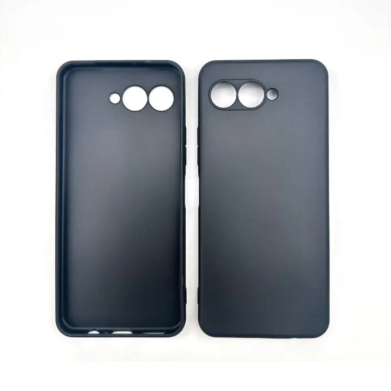 Für T-Mobile Revvl 8 5G Telekon T Phone 3 Revvl8 Handyhülle Matt Frosted Schwarz Silikon TPU Weiche Schutzhülle Rückseite