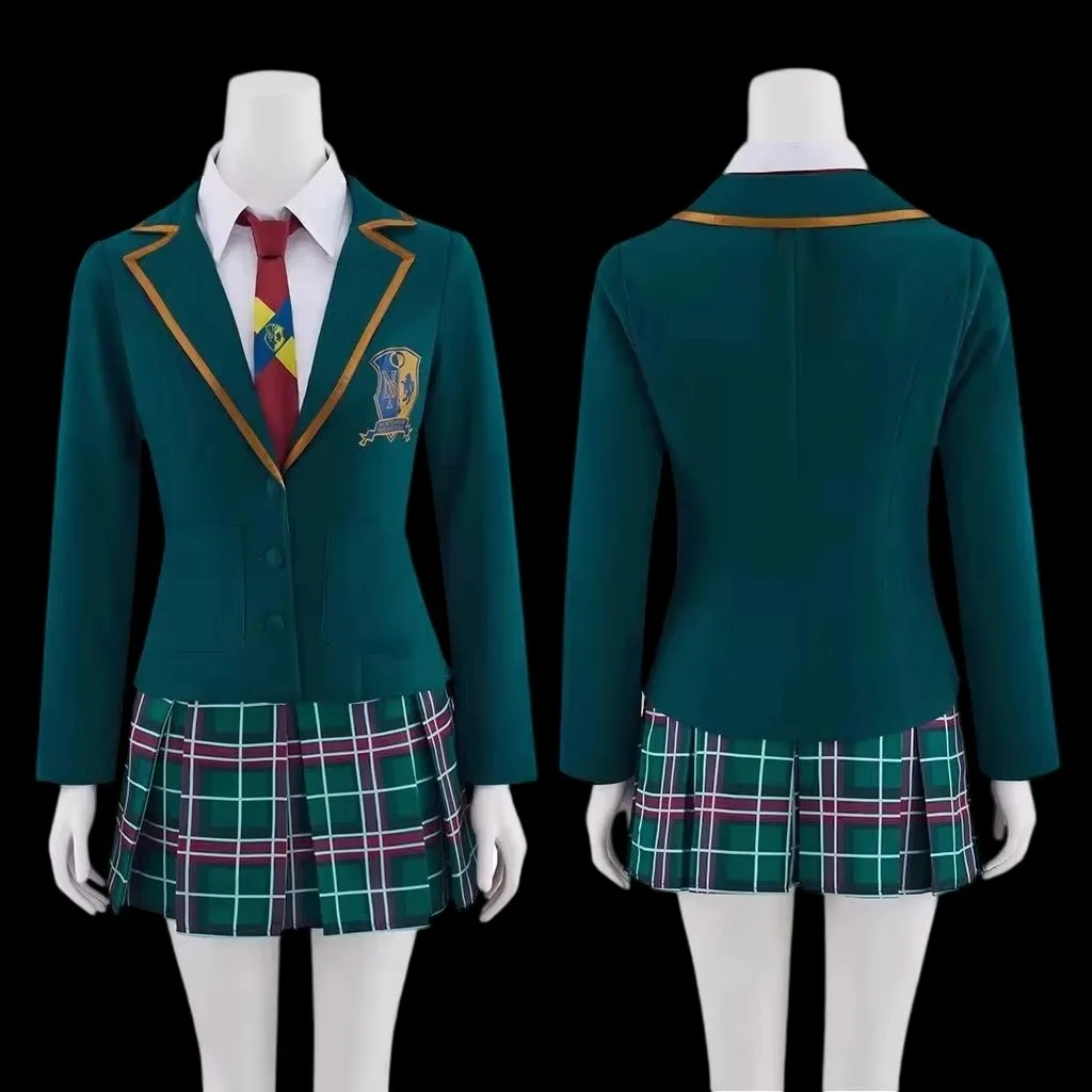 

Movie Lydia Cosplay Costume Women Fantasia School Uniform Suit Halloween Carnival Party Masquerade Dress Up Student Outfits