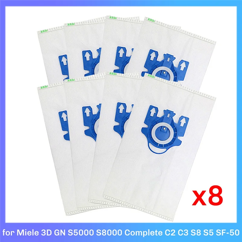 -ABJZ For 3D GN S5000 S8000 Complete C2 C3 S8 S5 SF-50 Dust Bags Replacement Parts Accessories Vacuum Cleaner