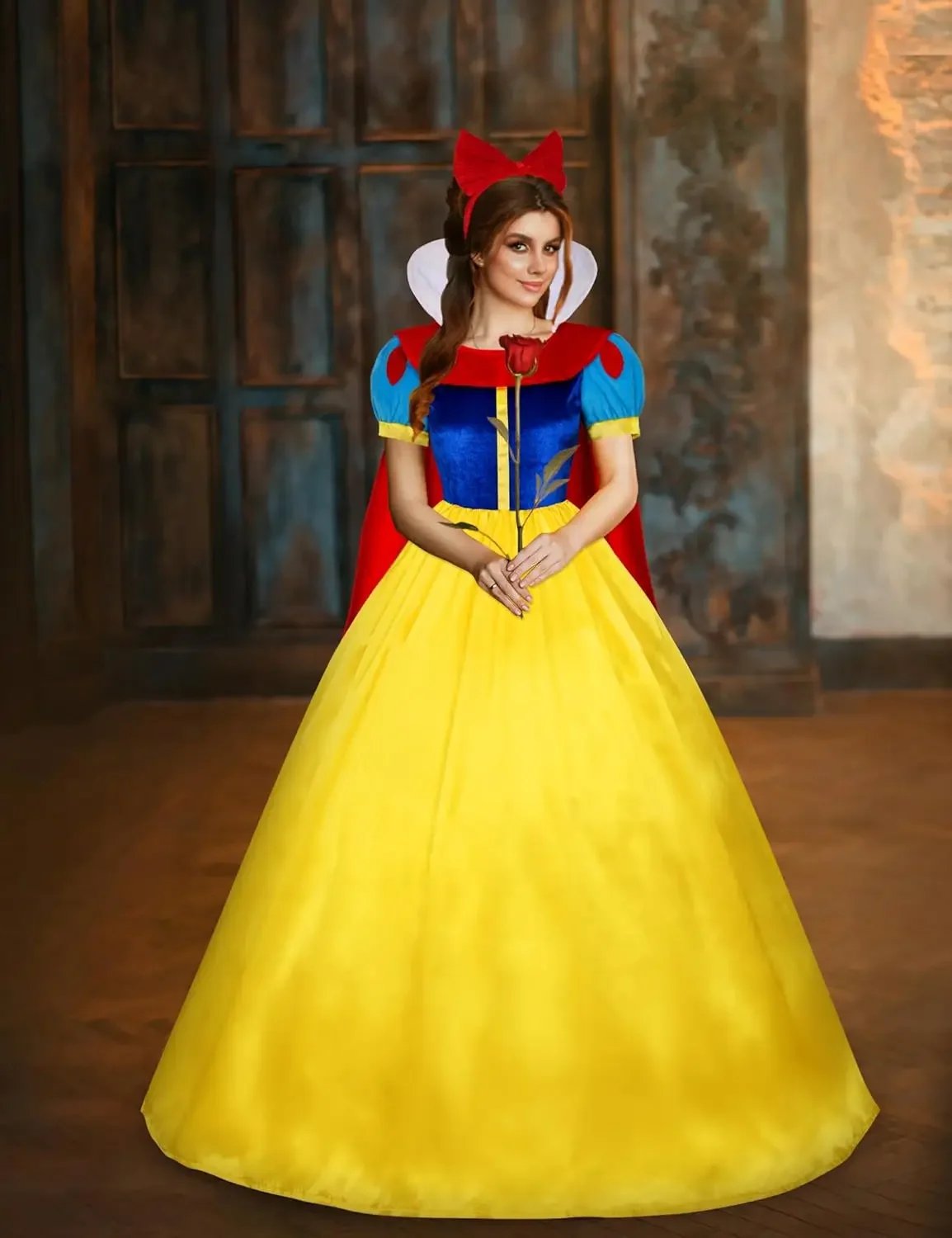 クラシックデラックスロリータコスチュームおとぎ話ドレス役割コスプレ大人のためのプリンセスコスチュームペチコート付きコスプレ衣装