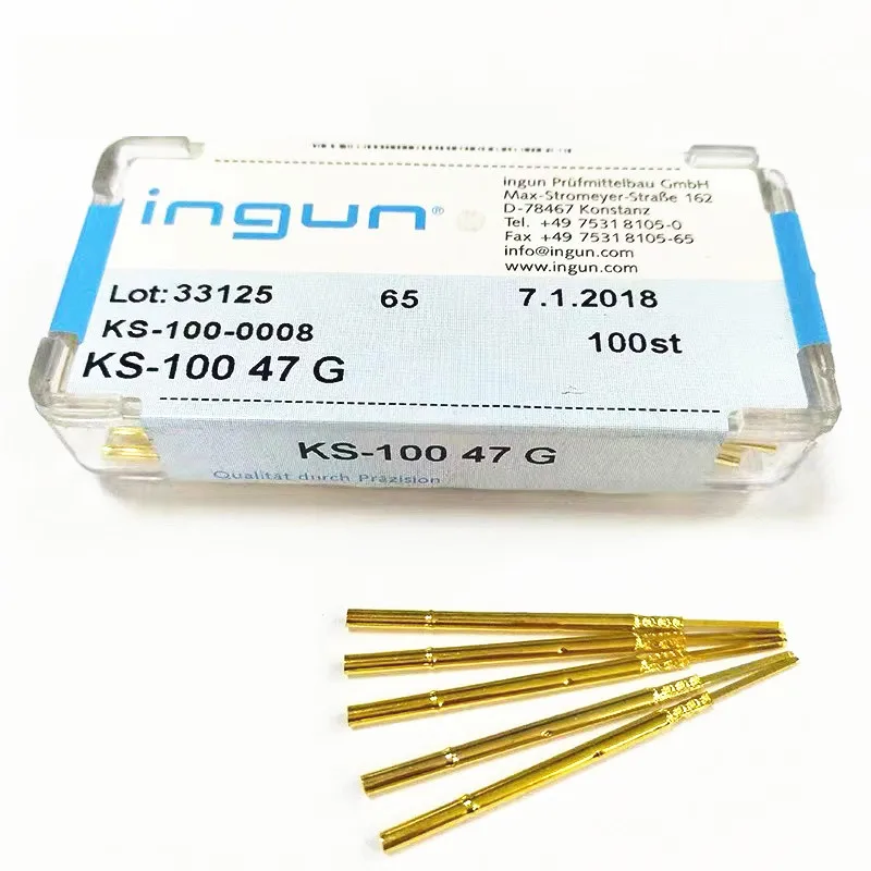 100PCS/box INGUN Test Socket GKS100 30G/KS-100 47G 1.7mm Winding Header