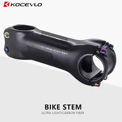 KOCEVLO Carbon Fiber Riser Bicycle Stem Riser Road MTB Bicycle Stem Riser Faucet 6 Degree 31.8-28.6mm Bike Stem Road Bike