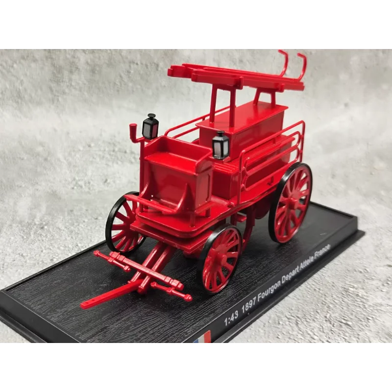 دييكاست أمريور 1/43 مقياس فرنسا 1897 فورجون ديبارت أتيلي فرنسا العالم سبيكة سيارة مطافئ نموذج تحصيل لعبة هدية تذكارية
