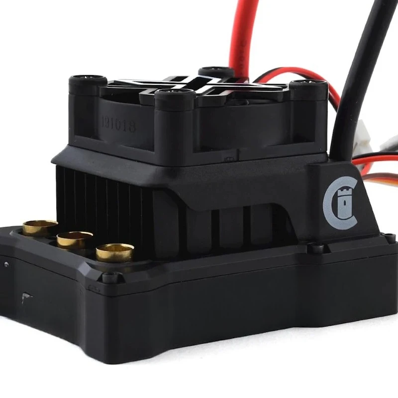 Castle Creations Mamba X 2-8s Sensored Esc Castle Mamba X Speed Controller For 1/6 Rc Truck Car 1717 1/6 33.6v