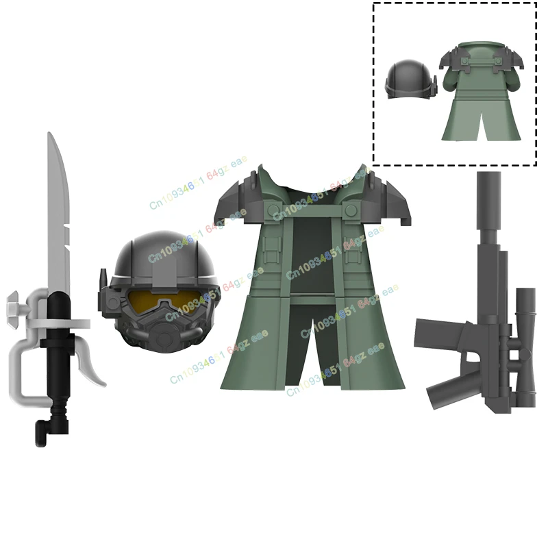 Regali del festival di Natale Gioco Soldati Action Figures MY711 MY712 MY713 MY714 Building Blocks Accessori Giocattoli Regali per bambini