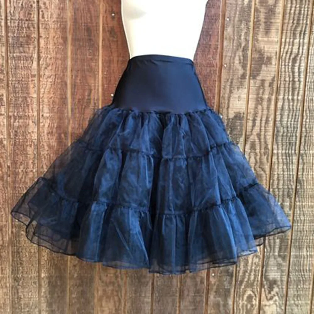 ثوب نسائي تحتية كرينولين لخمسينيات القرن العشرين فستان توتو روكابيلي 50s توتو ثوب نسائي عتيق ريترو تول تنورة لحفلات الكوكتيل #6