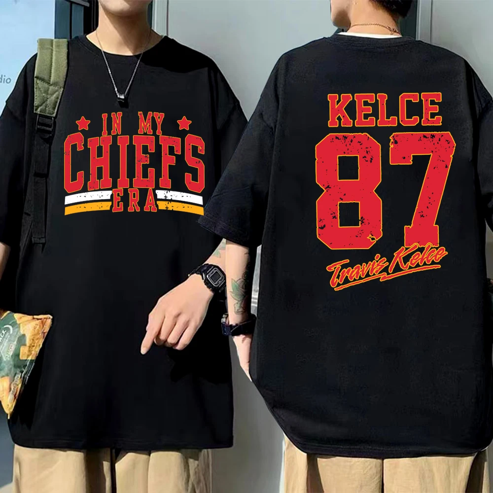 90s Vintage in My KC Chief Era Football Fan Gifts Tops in My Chiefs Era shirt Graphic T Shirts Unisex