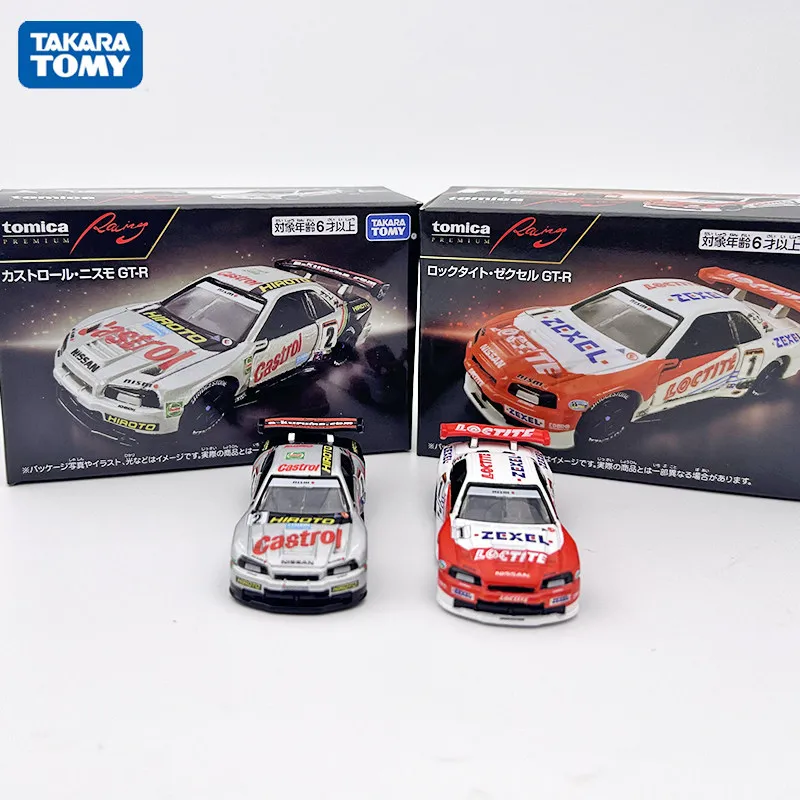 

Tomy Tamiya Tpr Nissan GT-R R34 R 34, модель гоночного автомобиля, коллекция игрушек, дисплей, подарок