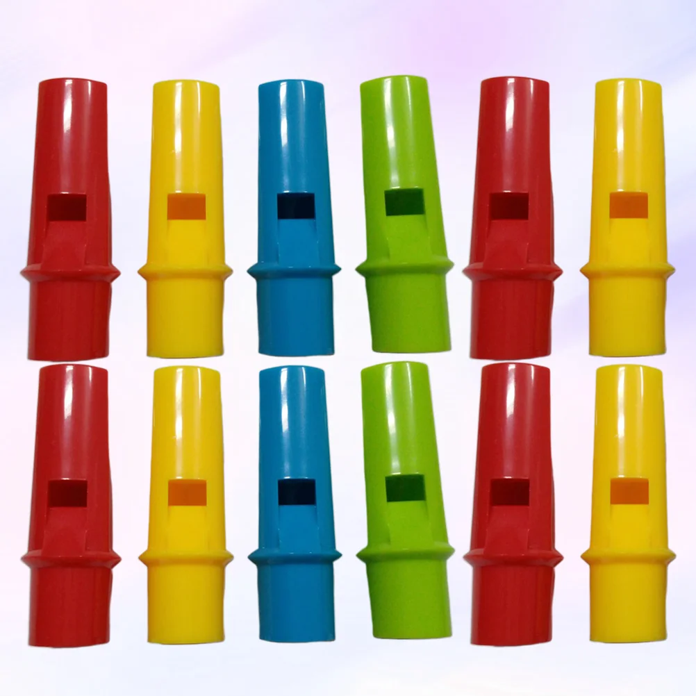 

12Pcs Creative Cylinder Shape Pan Flutes Circular Flute Whistles DIY Music Instrument Toys for Kids (Random Color)