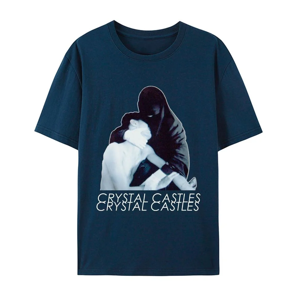 Crystal Castles Cotton High Quality EU Size top funny streetwear comic men Tee y2k graphic harajuku unisex clothing