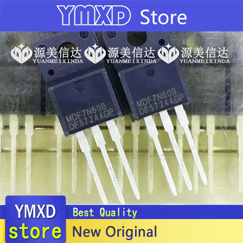 10 개/몫 새로운 원본 MDF7N60B TF7N60 7N60 FQPF7N60 JCS7N60F SVF7N60F 재고 있음