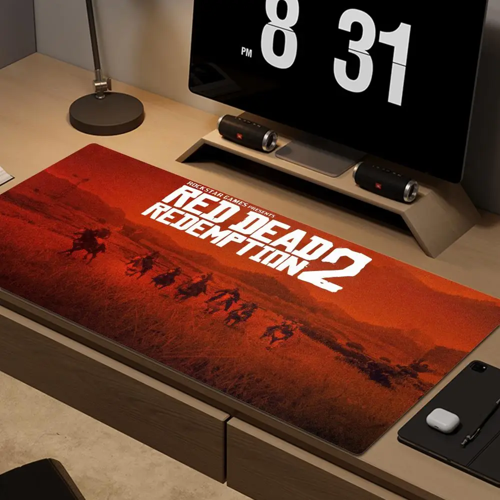 

Red Dead Redemption 2 Gaming Keyboard Mouse Pad Pc Gamer Girl Desk Mat Xxl Anime Cute Mausepad Computer Accessories Mousepad