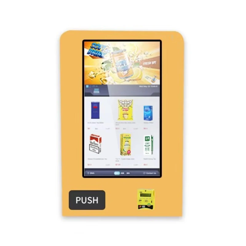 

Mini Vending Machine Awish Beverages and Snacks Vending Machine