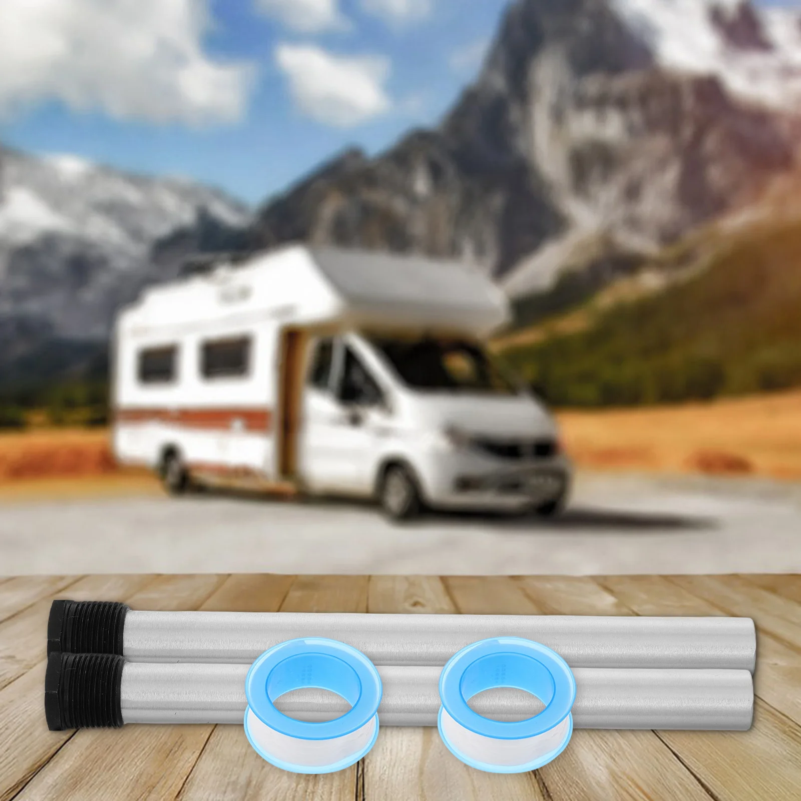 

2Pcs Rv Anode Rod Magnesium Stick for Camper Water Heater Anticorrosion Longlasting 34npt Rv Water Heater Anode