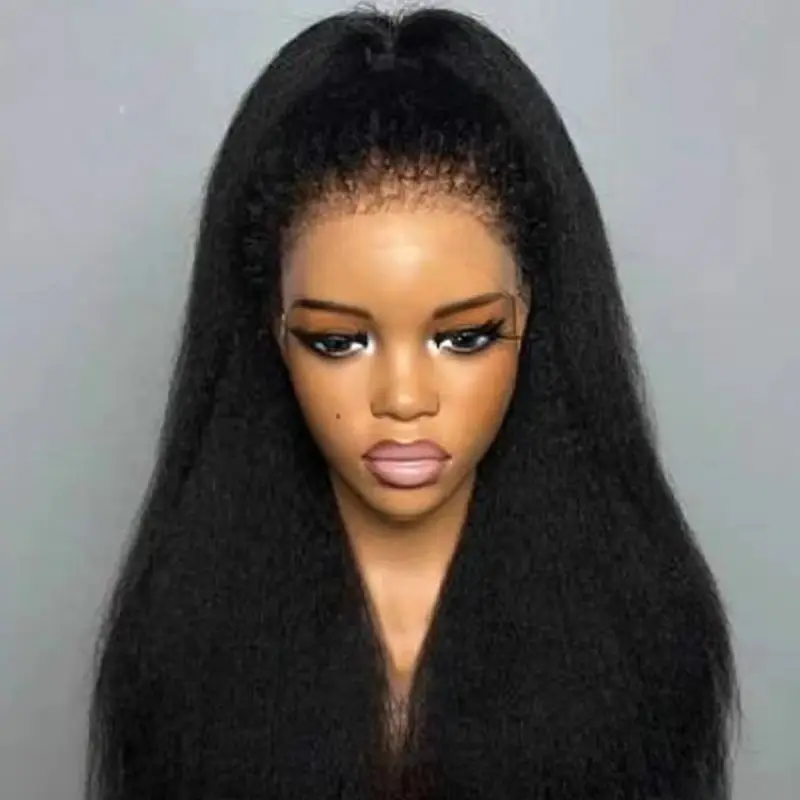 soft-yaki-glueless-28inch-black-kinky-straight-hd-13x4-lace-front-wigs-pre-plucked-transparent-lace-wig-for-women-deep-part