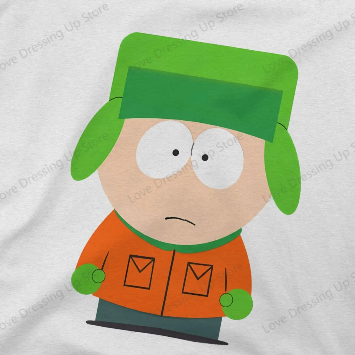 Black Unique Kyle Broflovski 100%Pure Cotton men's Tshirt Street Cool Tshirts S-southpark Theme Hipster Tops