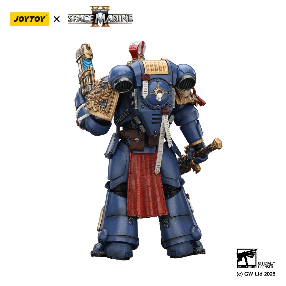 

【In Stock】JOYTOY 1/18 Action Figure Warhammer 40K Ultramarines Relic Primus Armour with Plasma Pistol and Combat Blade Toy