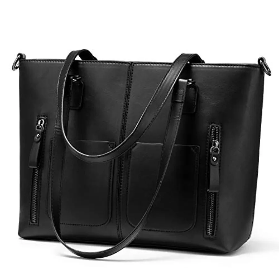 

LOVEVOOK Purses Tote Bag for Women Retro Large Shoulder Handbag Leather Work Bag with Multi-Pockets Gifts for Teacher Mom