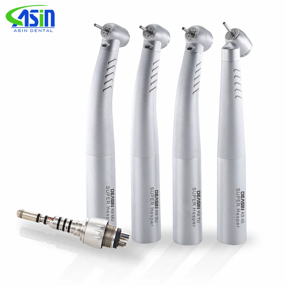 

Dental torque mini 45 degree Dental High Speed Fiber Optic LED Turbine Handpiece For KAVO Coupler 6 Holes Dental Material Tools