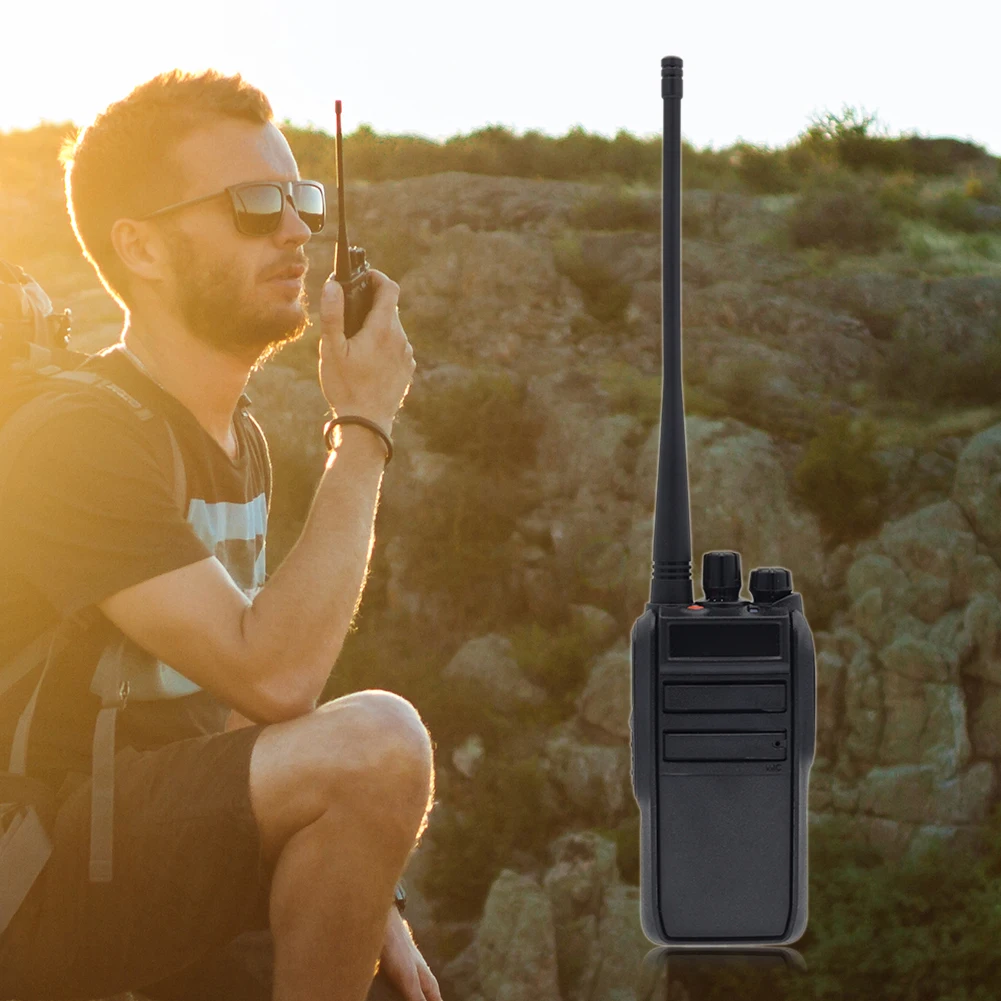 W393 Long Range Walkie Talkie IP68 Waterproof Portable Radio Walkie-Talkies VOX Handsfree Two-Way Radio for Hiking Camping Trip