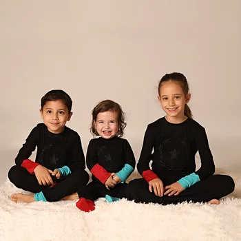 SS25-Embroidered ילדת תג חלוק שמלת מקסי תינוק rompers לילדים סט ילדים פיג 'מה בגדים תואם