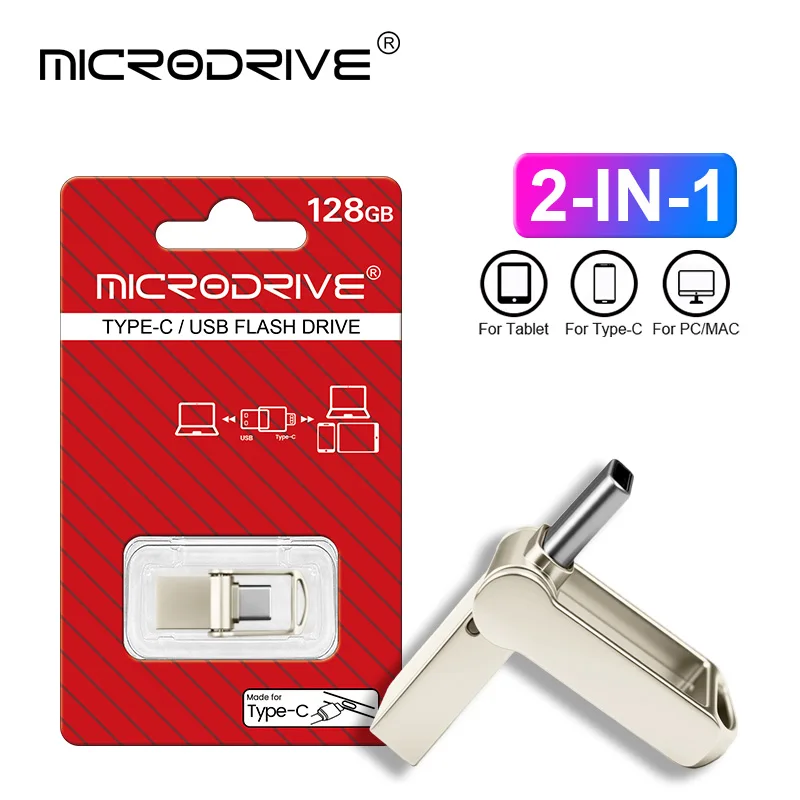 Dual-Interface USB 2.0 Type-C Flash Drive 16-128GB,High-Speed Data Transfer,Plug and play，Compatible with PC/Phone/Laptop