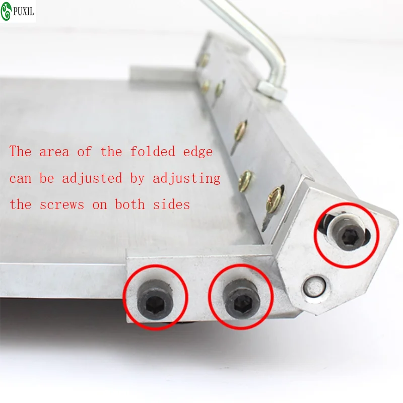 Stainless steel manual folding machine, manual bending machine, wallet creasing machine, leather adhesive folding machine