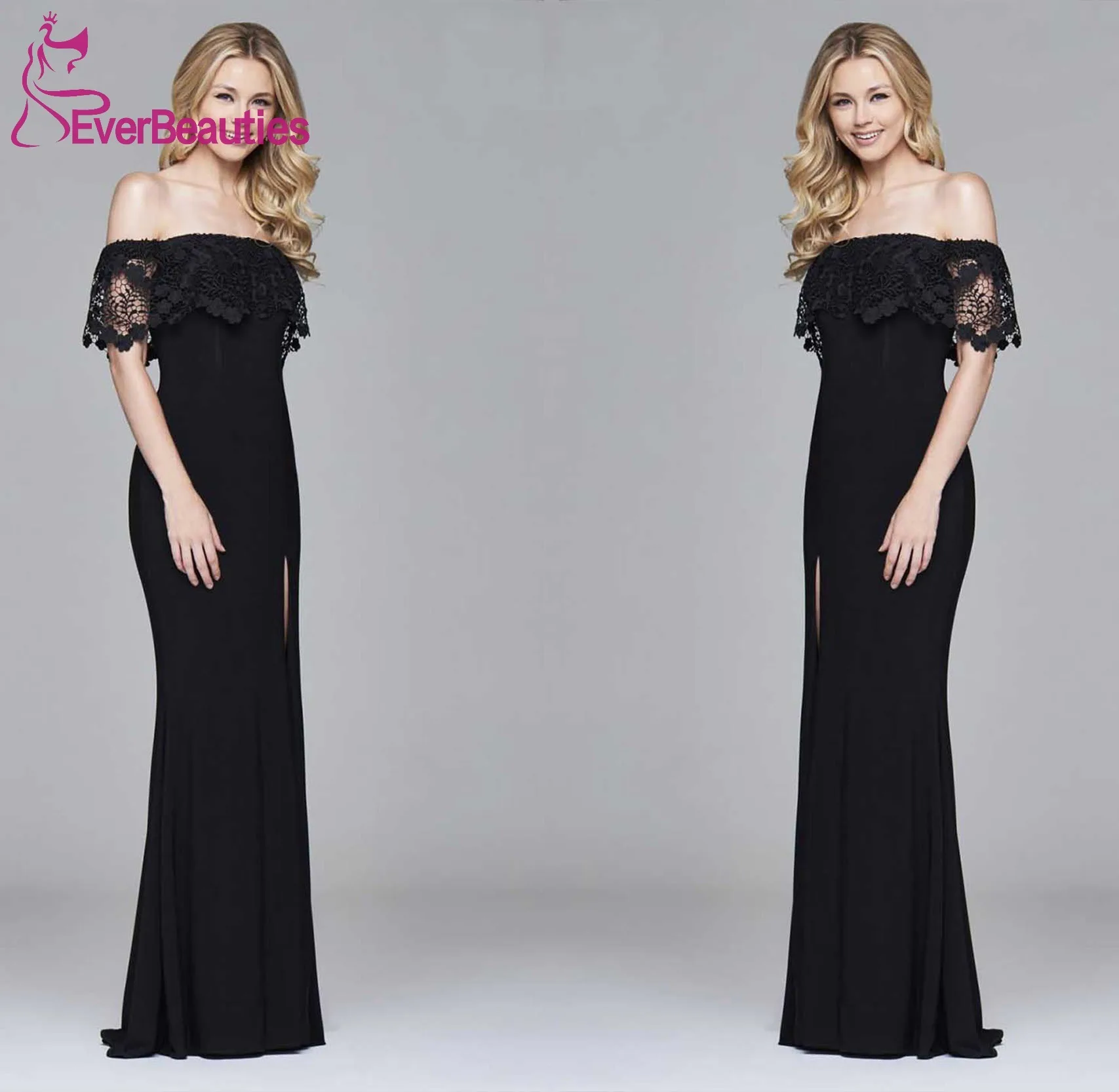 Zeemeermin Galajurken Lange Satijnen Formele Jurk Elastische Satijnen Feestjurken Plus Size Vestidos De Gala Off Shoulder Maxi Jurken