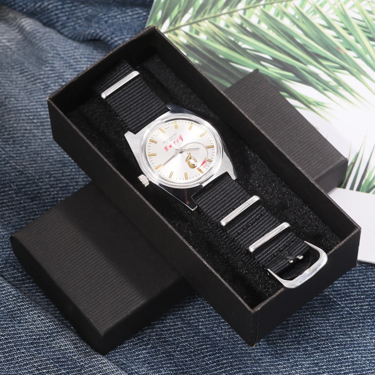 Shanghai 36mm Manual Wind Mechanical Watch for Men 7120 Waterproof Vintage Style Dress Watch  Daily Wear Wristwatch