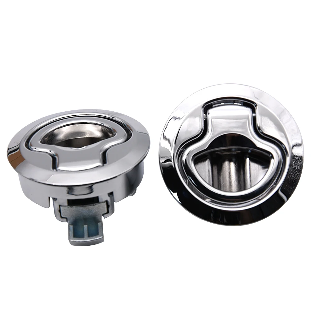 1/2/4PCS Round Hatch Latches Locks Marine Boat Hatch Cover Slam Latch Zinc Alloy For Yacht Boat Accessories Hardware