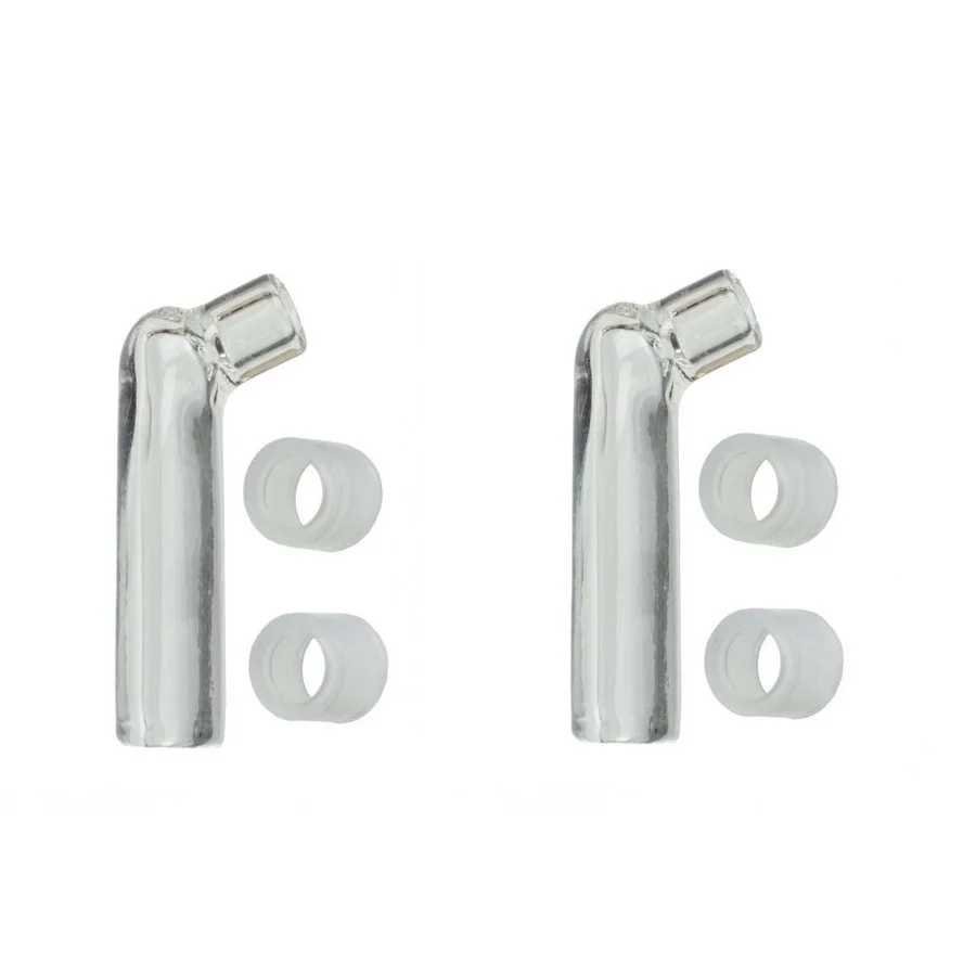 2pcs Replacment Glass Mouthpieces and Regular Plastic Mouthpieces for Mighty Crafty Mighty+ Crafty+